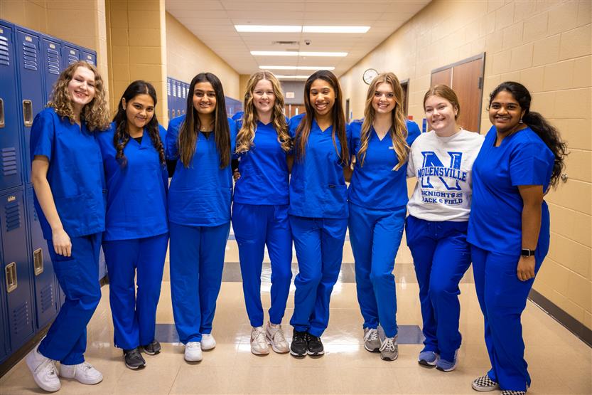 Nolensville High nursing students
